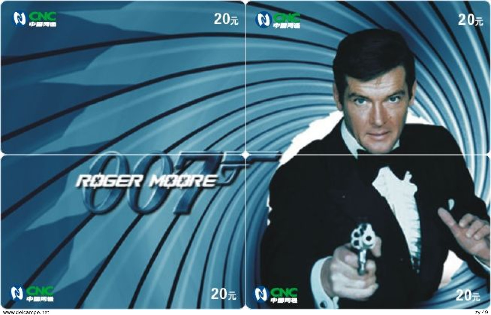 M13015 China Phone Cards James Bond 007 Puzzle 172pcs - Cine