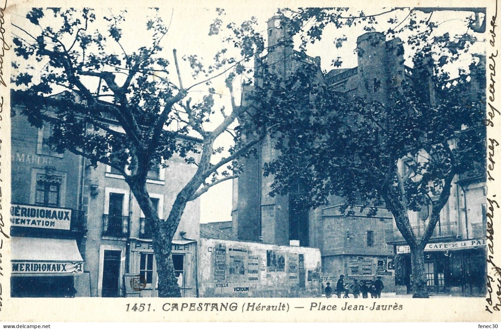 34 Capestang  Hérault Place Jean Jaures - Capestang