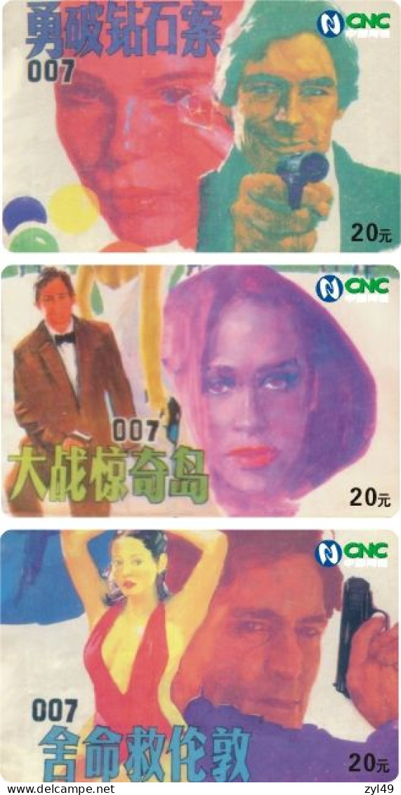 M13016 China phone cards James Bond 007 141pcs