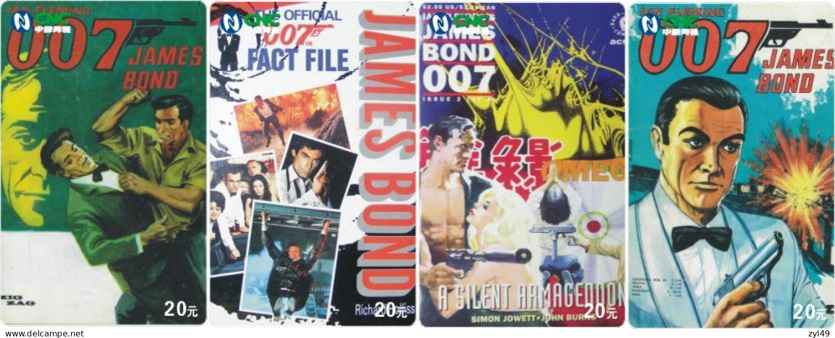 M13016 China phone cards James Bond 007 141pcs