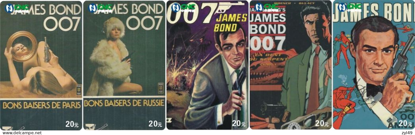 M13016 China phone cards James Bond 007 141pcs