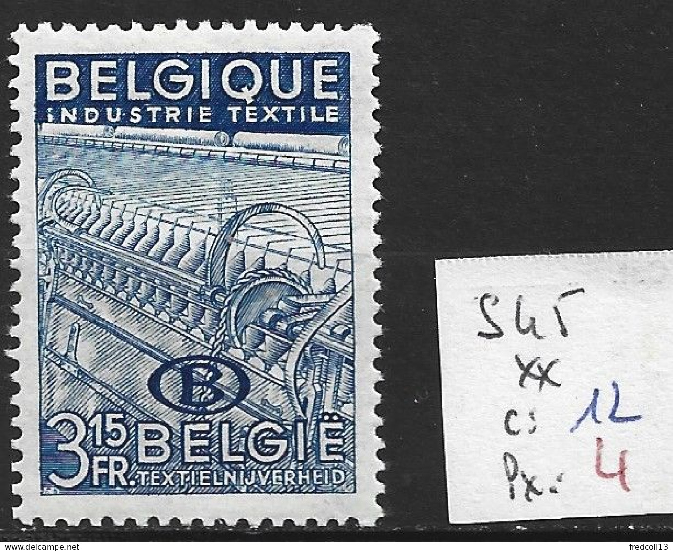 BELGIQUE SERVICE 45 ** Côte 12 € - Mint