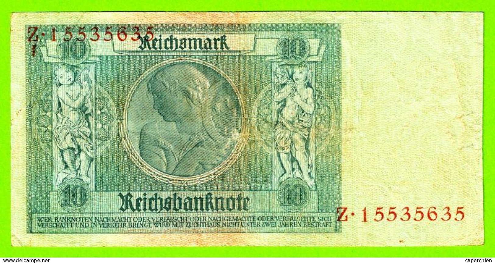 ALLEMAGNE / 10 MARK / 30 AOUT 1924 / TTB - 10 Mark