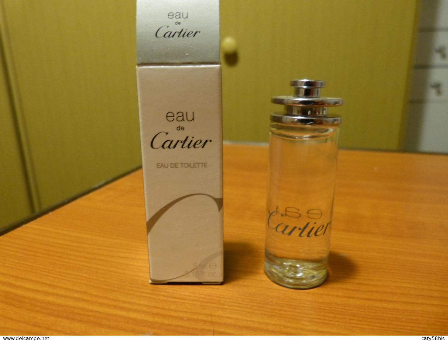 Miniature Parfum Avec Boite Cartier - Miniatures Hommes (avec Boite)