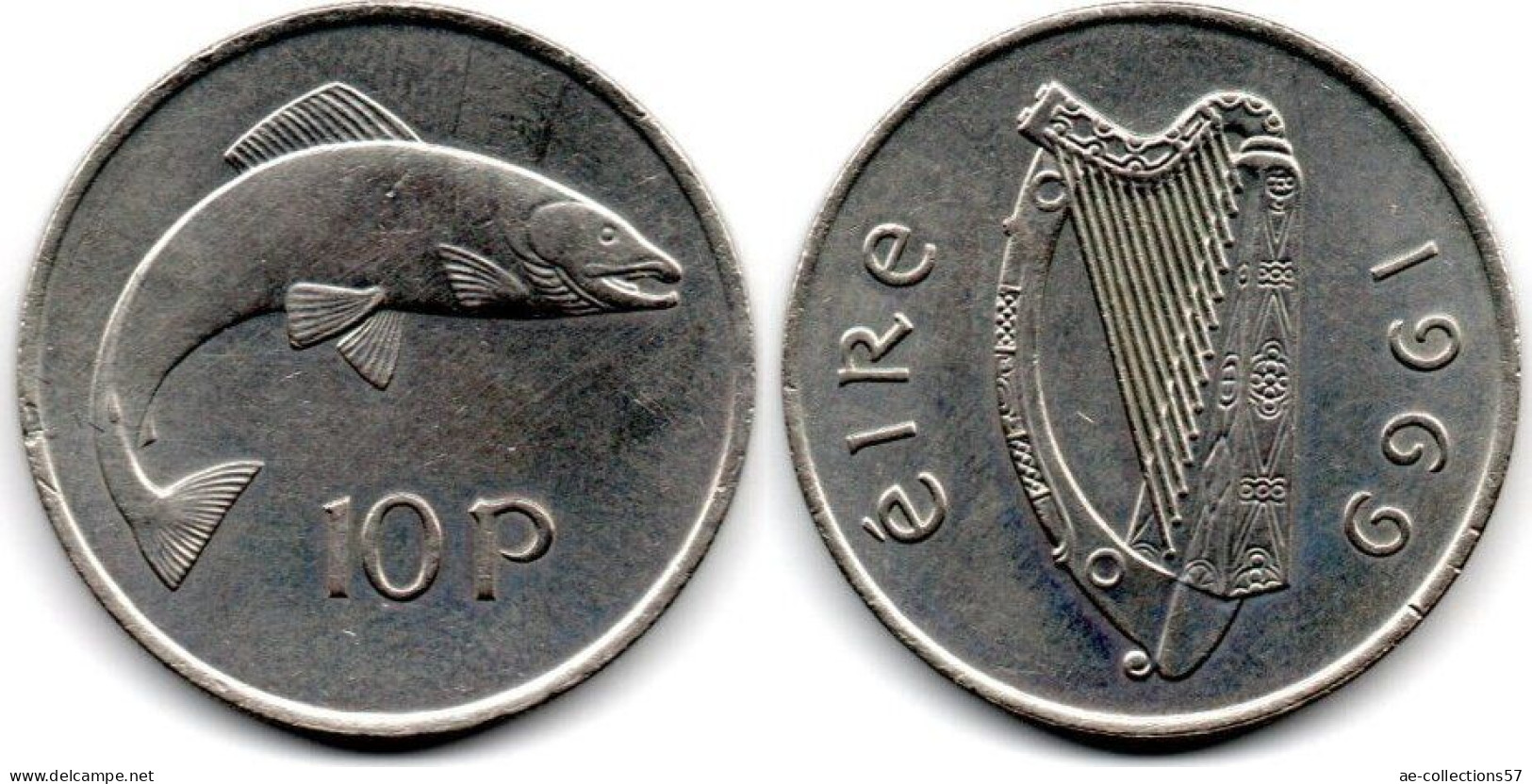 MA 29042  / Irlande - Irland - Eire 10 Pence 1969 SUP+ - Ierland