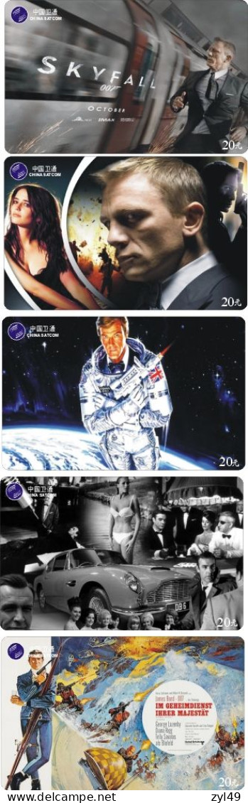 M13018 China phone cards James Bond 007 363pcs