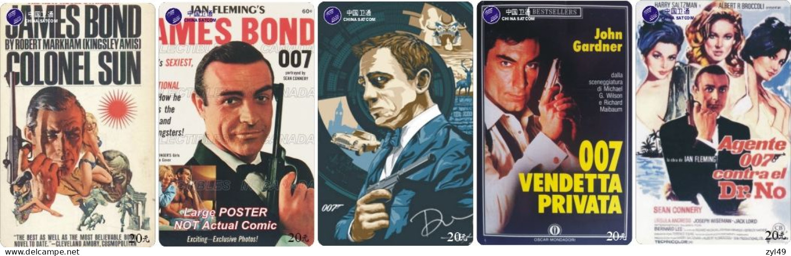 M13018 China phone cards James Bond 007 363pcs