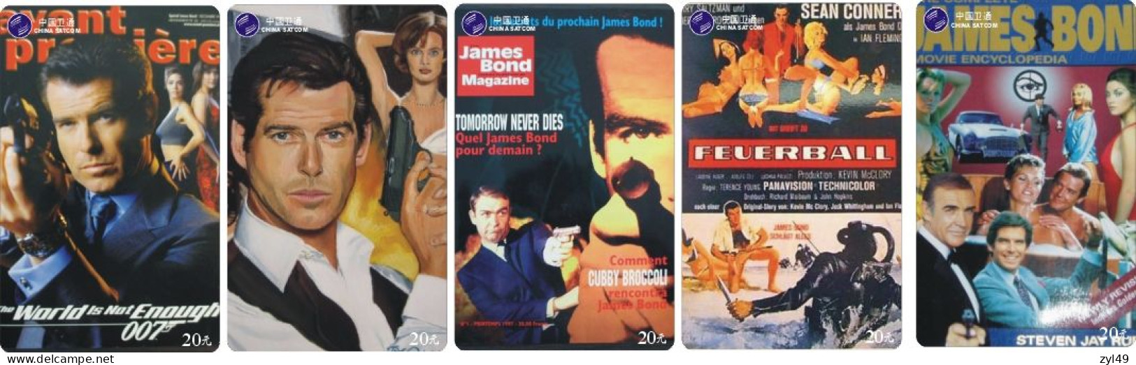 M13018 China phone cards James Bond 007 363pcs