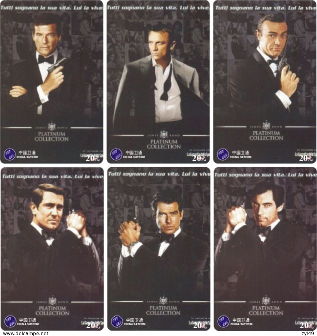 M13018 China phone cards James Bond 007 363pcs