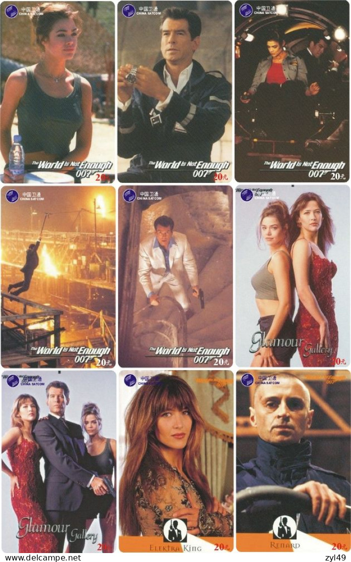 M13018 China phone cards James Bond 007 363pcs