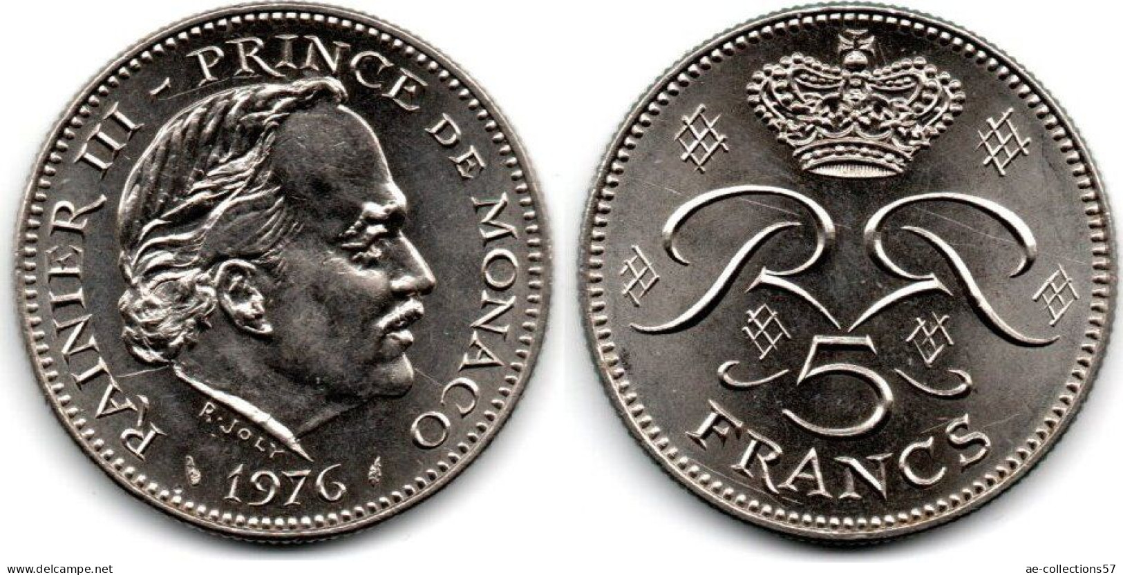 MA 29043  / Monaco 5 Francs 1976 SUP - 1960-2001 Neue Francs