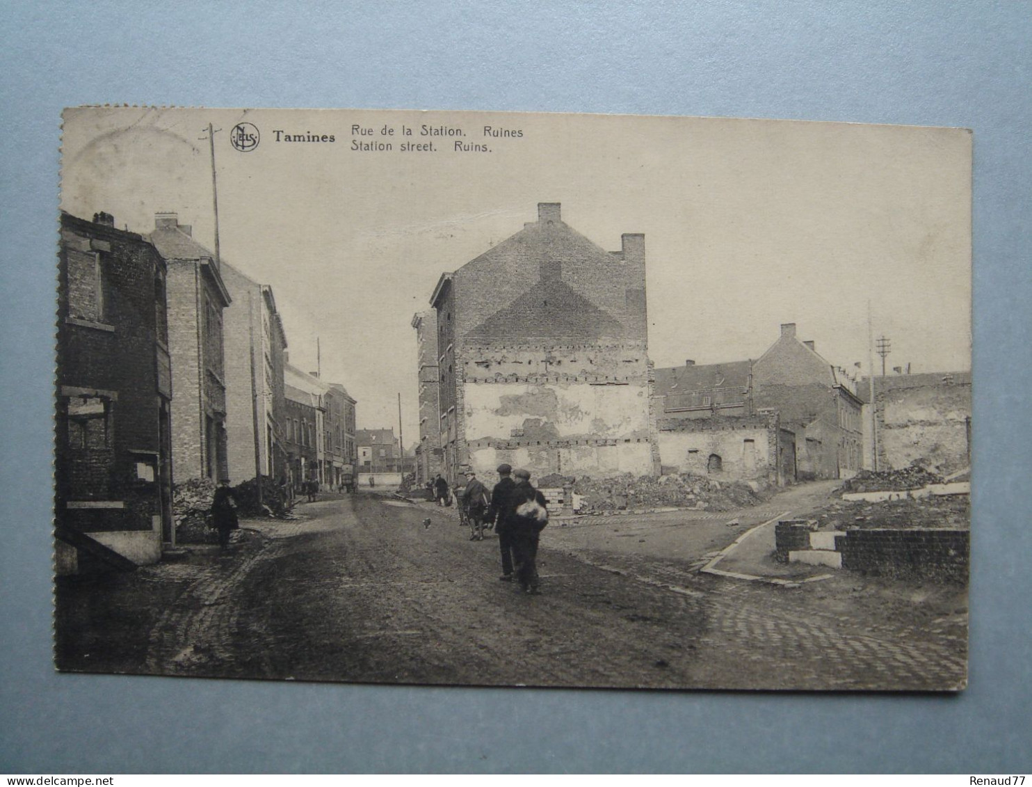 Tamines - Rue De La Station. Ruines - Sambreville