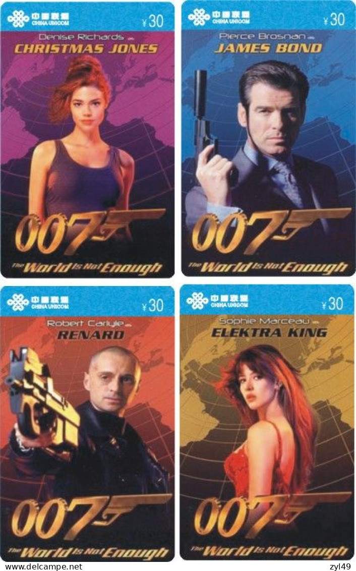 M13020 China Phone Cards James Bond 007 83pcs - Kino