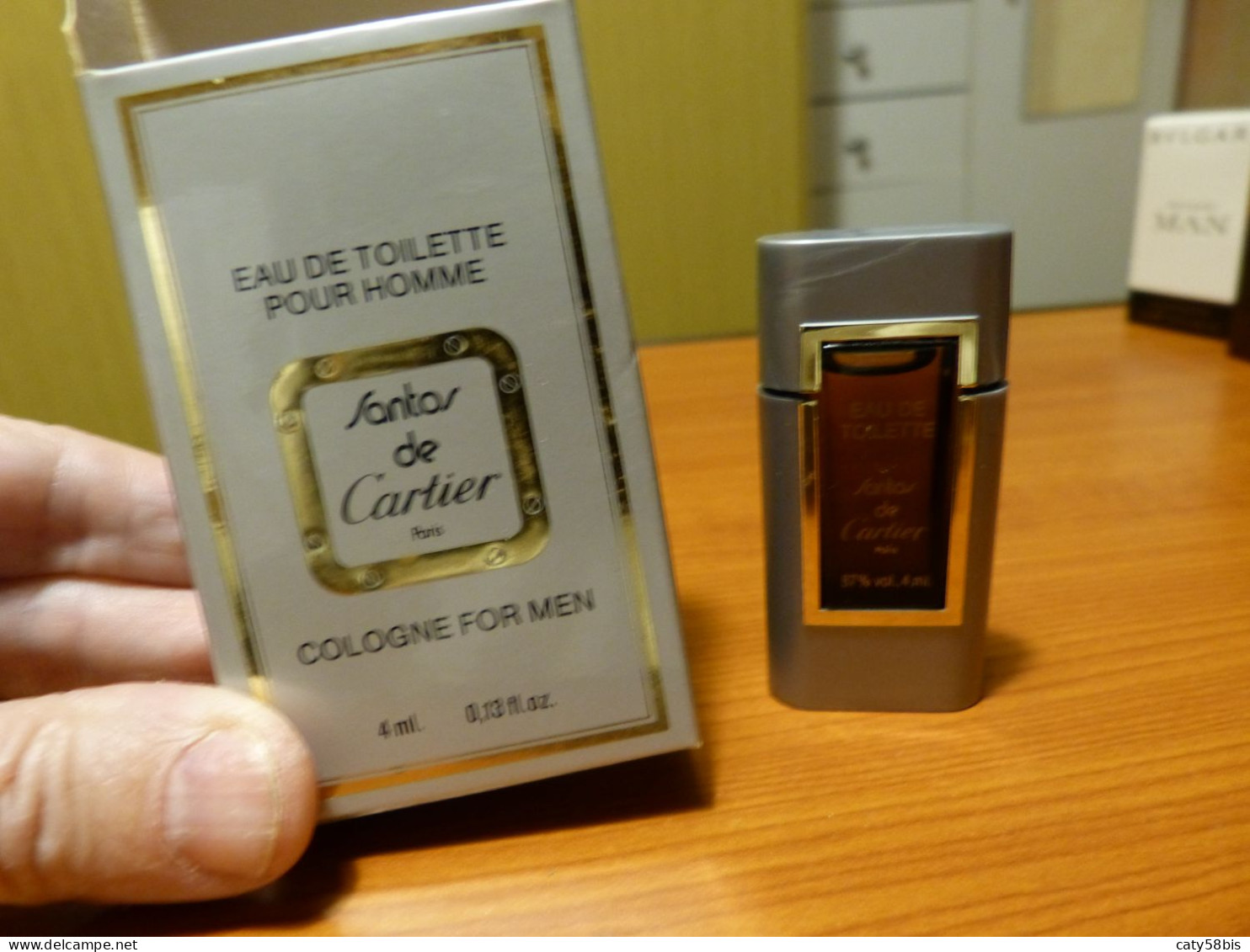 Miniature Parfum Avec Boite Cartier - Miniatures Hommes (avec Boite)