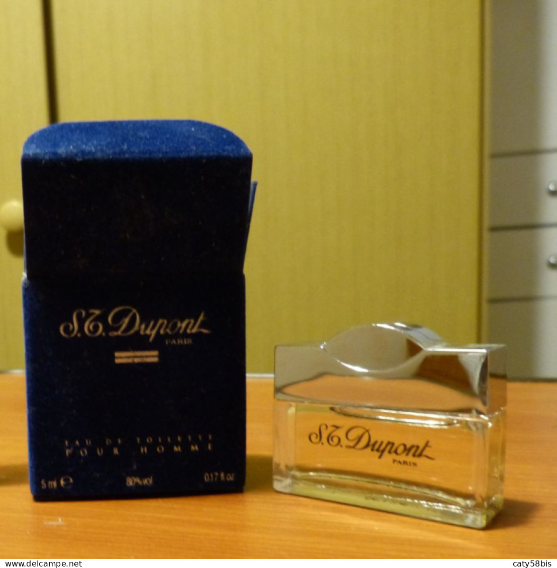 Miniature Parfum Avec Boite Dupont - Miniaturen Flesjes Heer (met Doos)