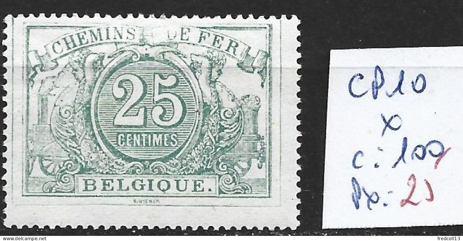 BELGIQUE COLIS POSTAUX 10 * Côte 100 € - Postfris