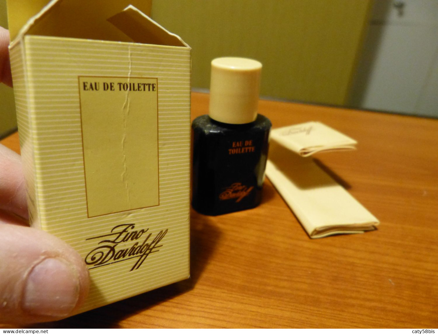 Miniature Parfum Avec Boite Abimée  Davidoff - Miniaturen Flesjes Heer (met Doos)