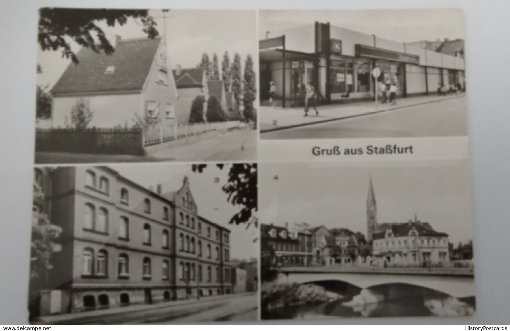 Staßfurt, Dr. Allende Str., Kaufhalle, DDR, 1980 - Stassfurt