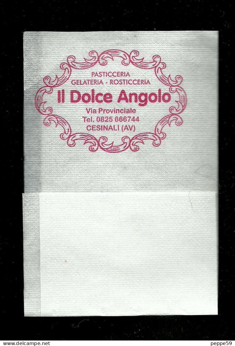 Tovagliolino Da Caffè - Pasticceria Il Dolce Angolo - Company Logo Napkins