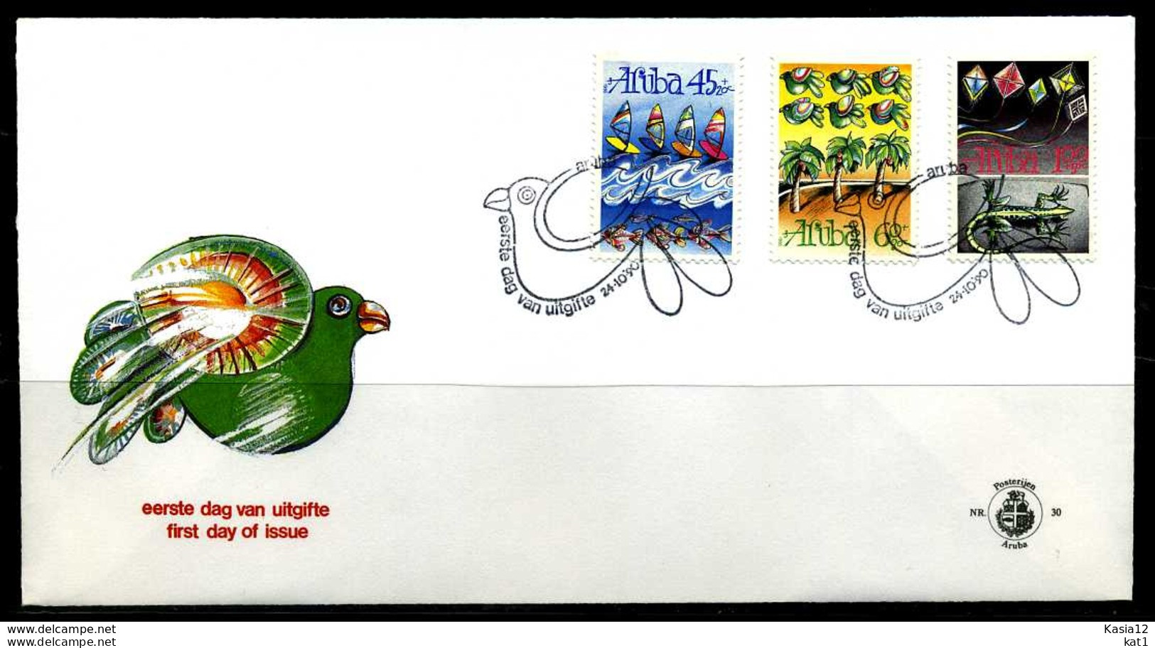 E01006)Antillen Aruba FDC 83/85 - Antilles