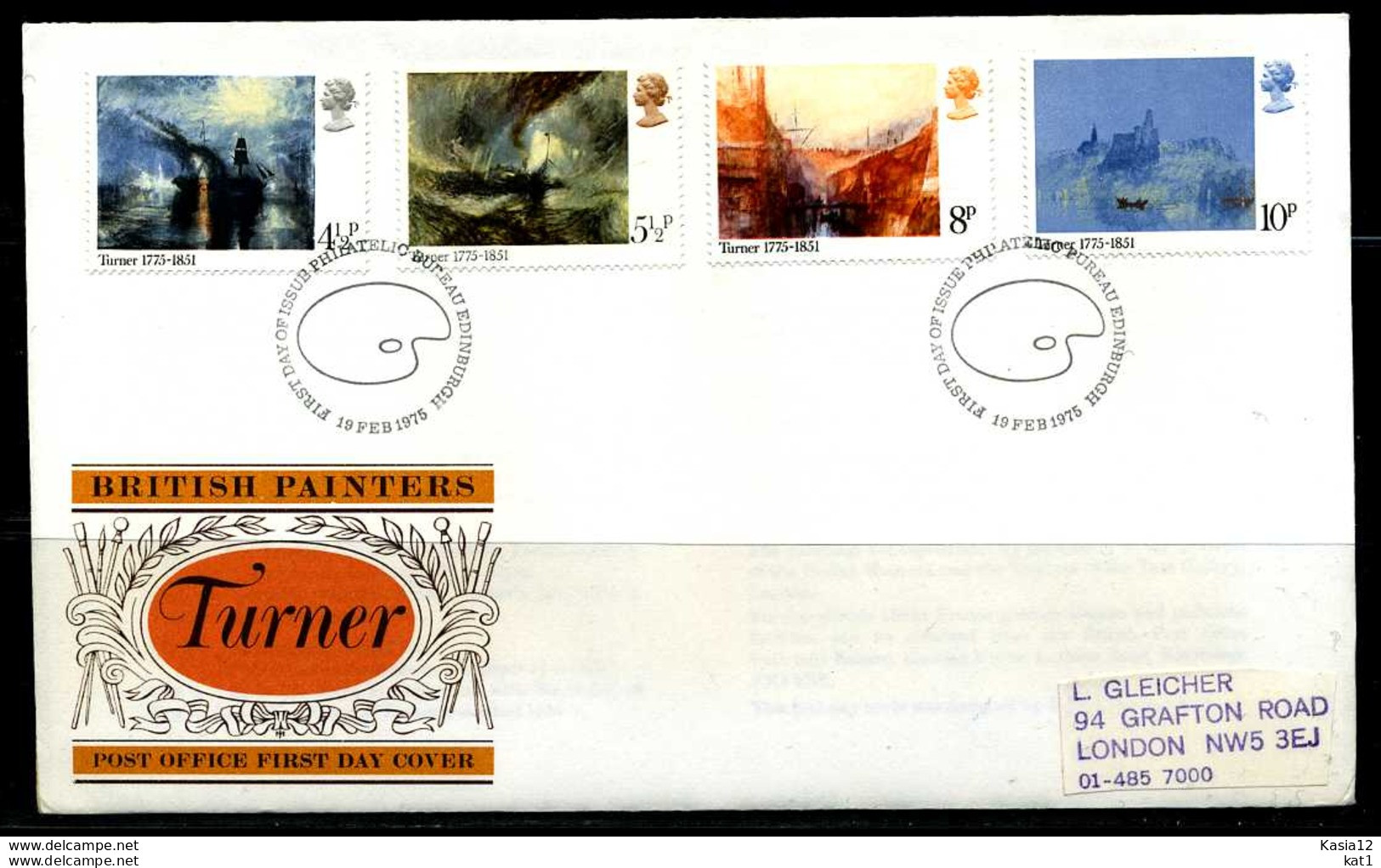 E02169)Grossbritannien FDC 669/72 - 1971-1980 Decimal Issues