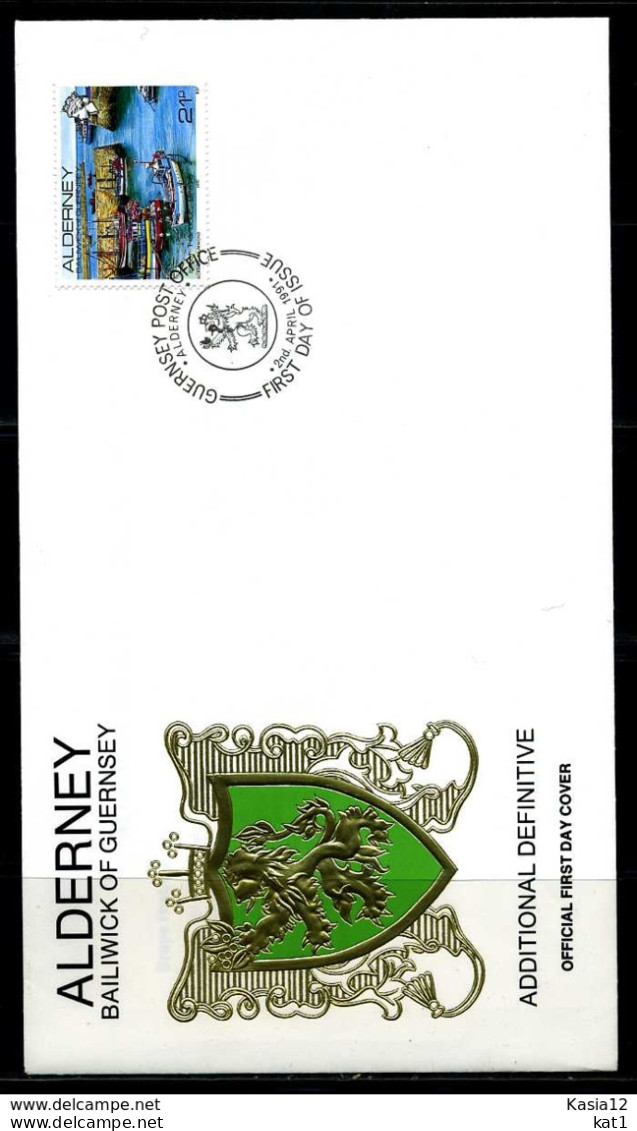 E02224)Alderney FDC 48 - Alderney