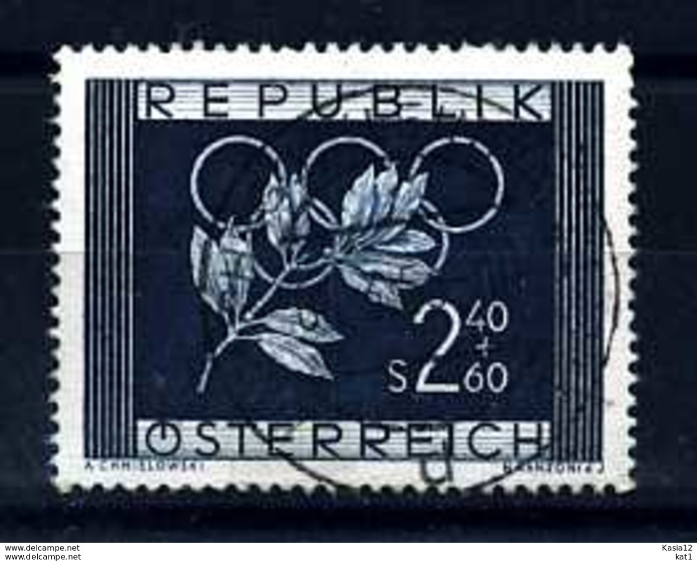 E06197)Olympia 52, Österreich 969 Gest. - Estate 1952: Helsinki