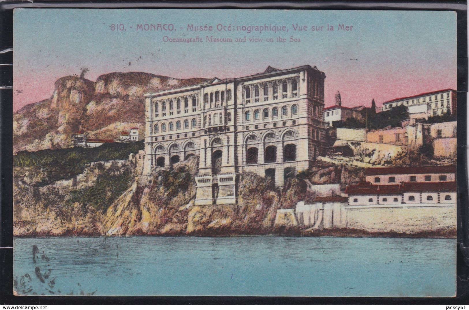 Monaco - Musée Océanographique, Vue Sur La Mer - Oceanographic Museum