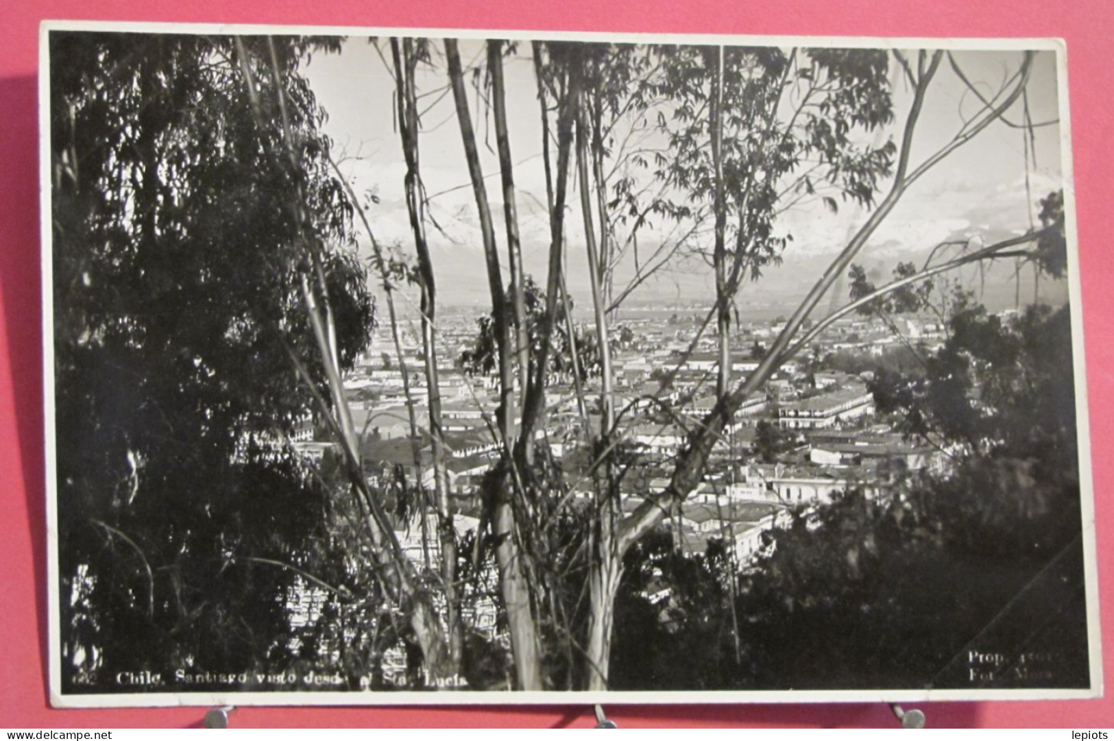 Visuel Très Peu Courant - Chili - Santiago Visto Desde Sta Lucia - Chili