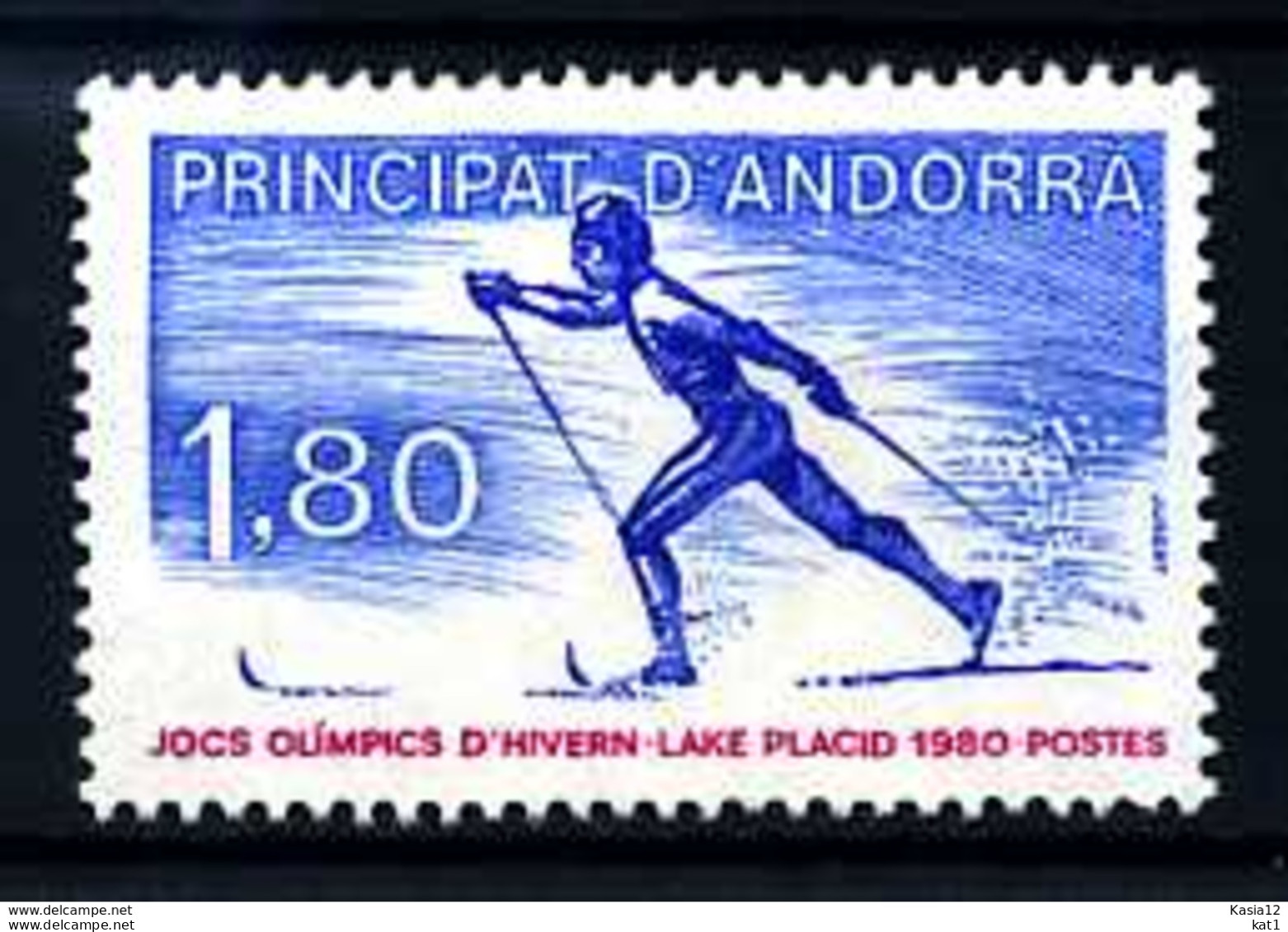 E08756)Olympia 80 Franz. Andorra 304** - Invierno 1980: Lake Placid