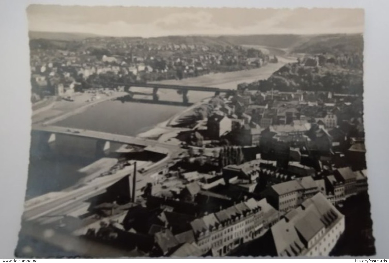 Meissen/Elbe, Panorama, Gesamtansicht, DDR, 1960 - Meissen