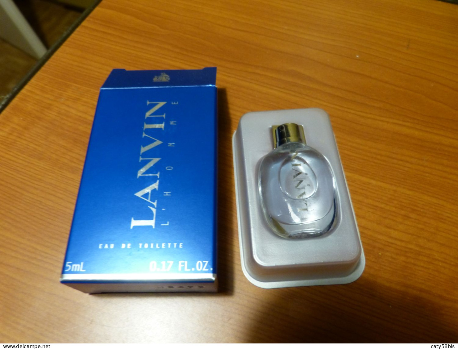 Miniature Parfum Avec Boite Lanvin - Miniatures Hommes (avec Boite)