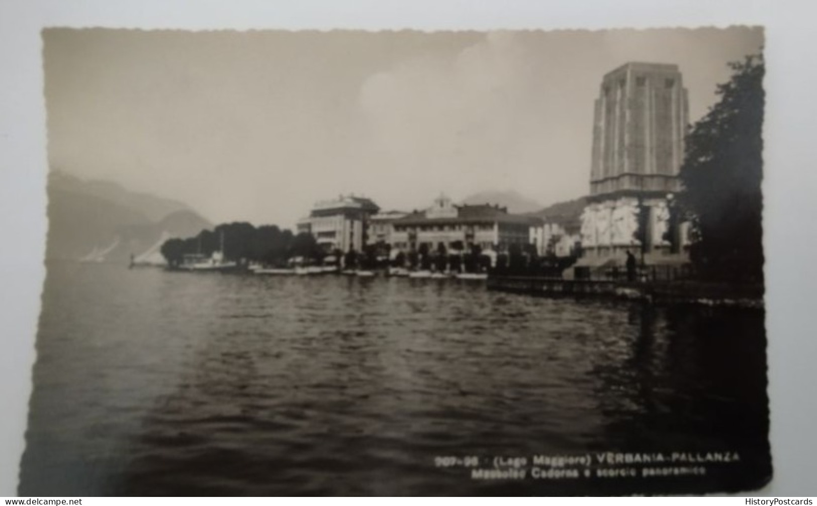 Verbania-Pallanza, Lago Maggiore, Mausolea Cadorna, Panoramico, 1935 - Verbania