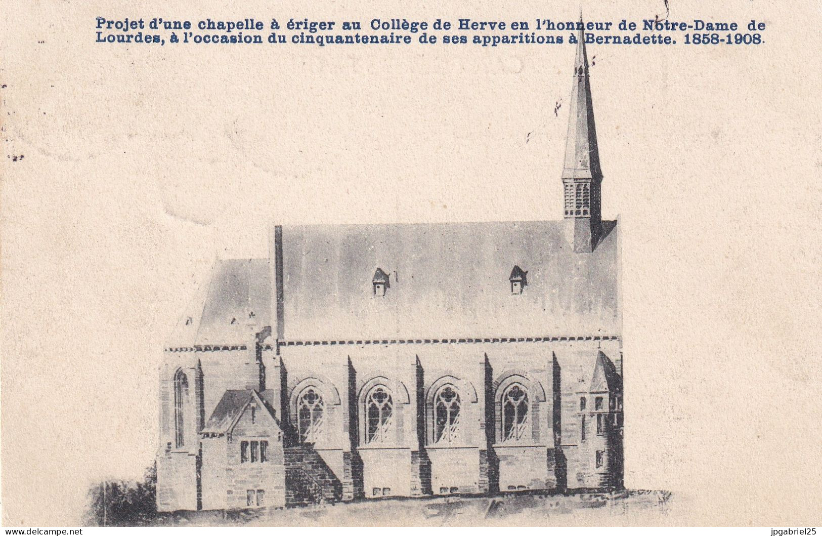 Herve Projet D Une Chapelle A Eriger Au College De Herv8 - Herve