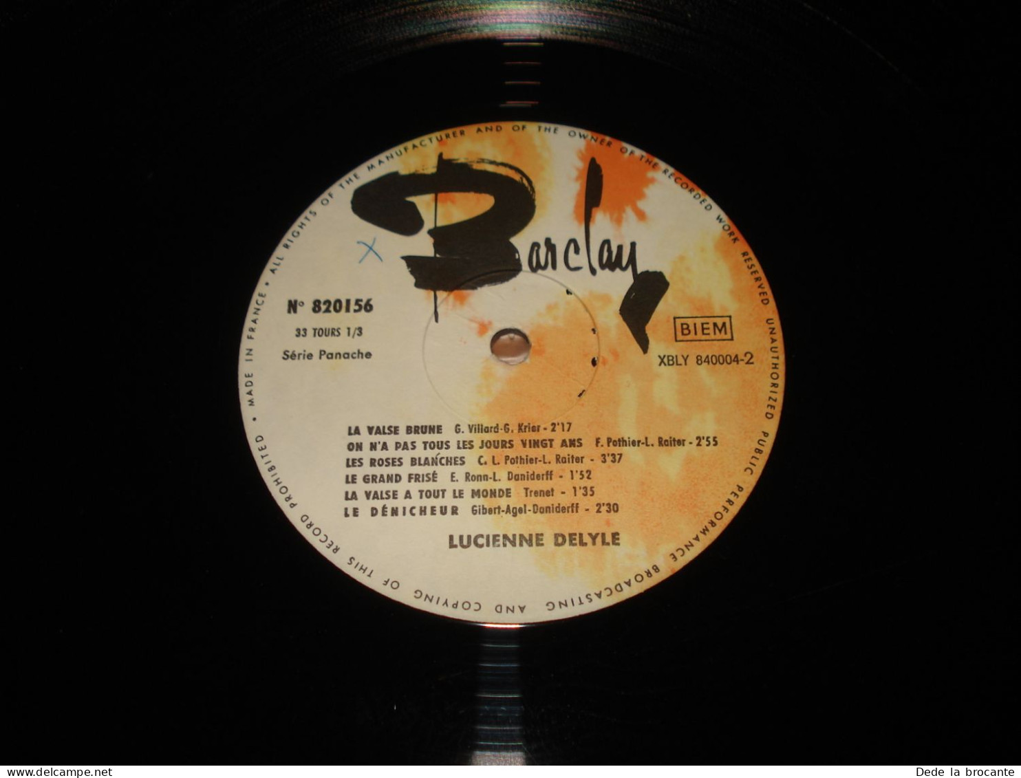 B12 / Lucienne Delyle – Panache - Barclay - LP - 820 156 - FR 19??  EX/EX - Disco, Pop