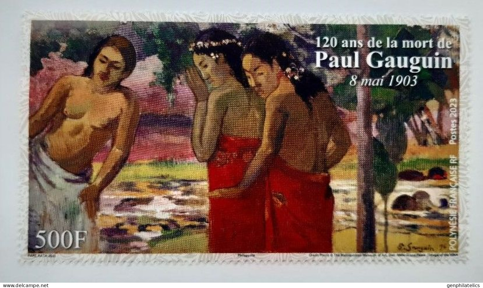 FRENCH POLYNESIA 2023 ART Paintings. 120th Death Anniv. Of PAUL GAUGUIN - Fine Stamp MNH - Nuovi