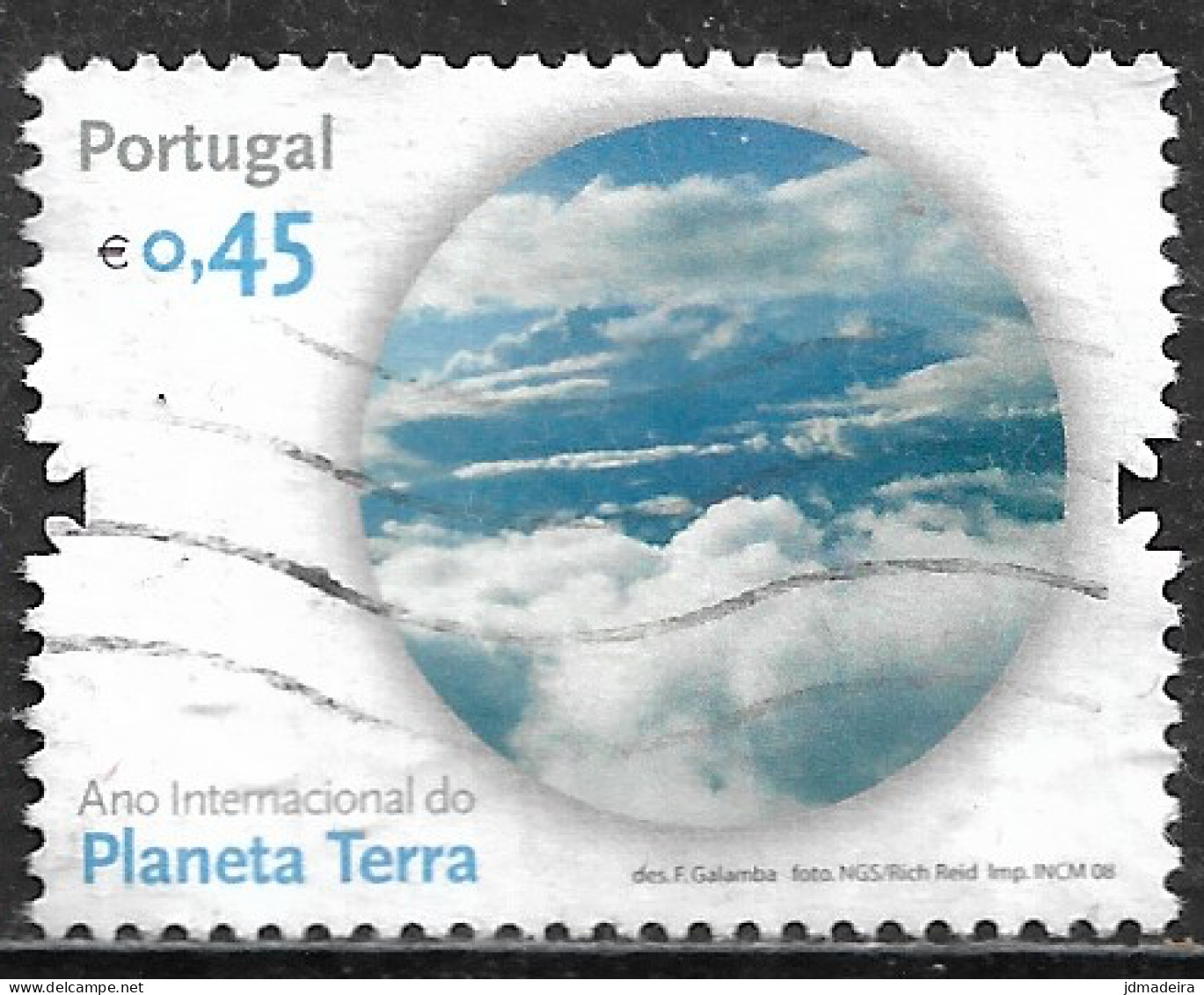 Portugal – 2008 Planet Earth 0,45 Used Stamp - Usati