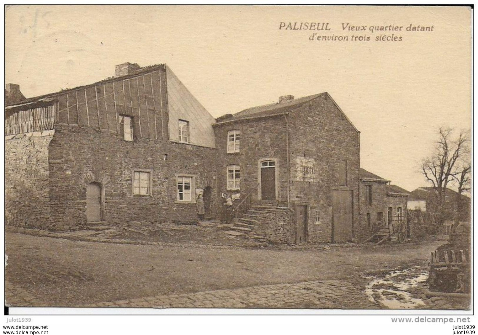 PALISEUL ..-- Vieux Quartier De 300 Ans . 1924 Vers LIEGE ( Melle UMMELS )  . Voir Verso . - Paliseul