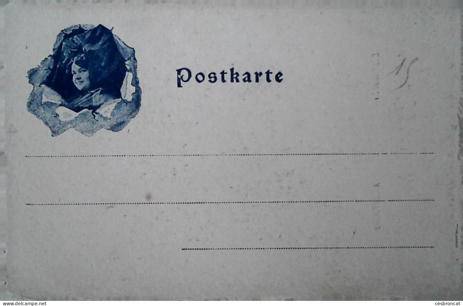 0 3     Carte Neuve Patriotique ALSACE ALLEMANDE - Other & Unclassified