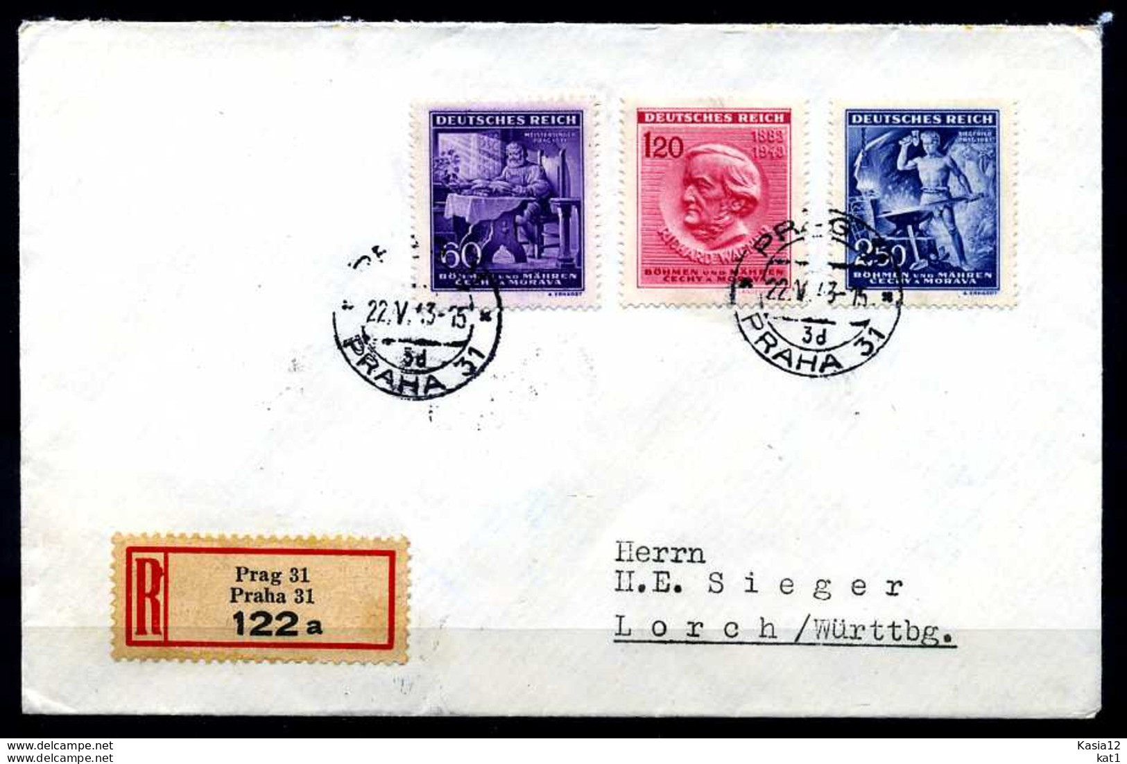 Z00316)B&M 128/130 Sieger-FDC - Andere & Zonder Classificatie