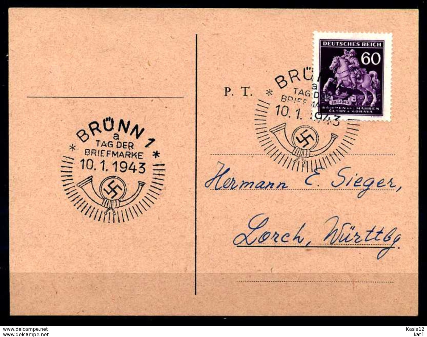 Z00320)B&M 113 Sieger-FDC, Tag Der Briefmarke - Autres & Non Classés