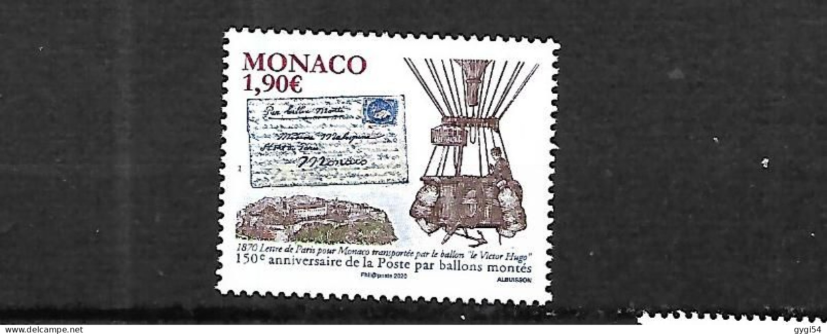 MONACO 2020 BALLONS MONTES   MNH - Carnets