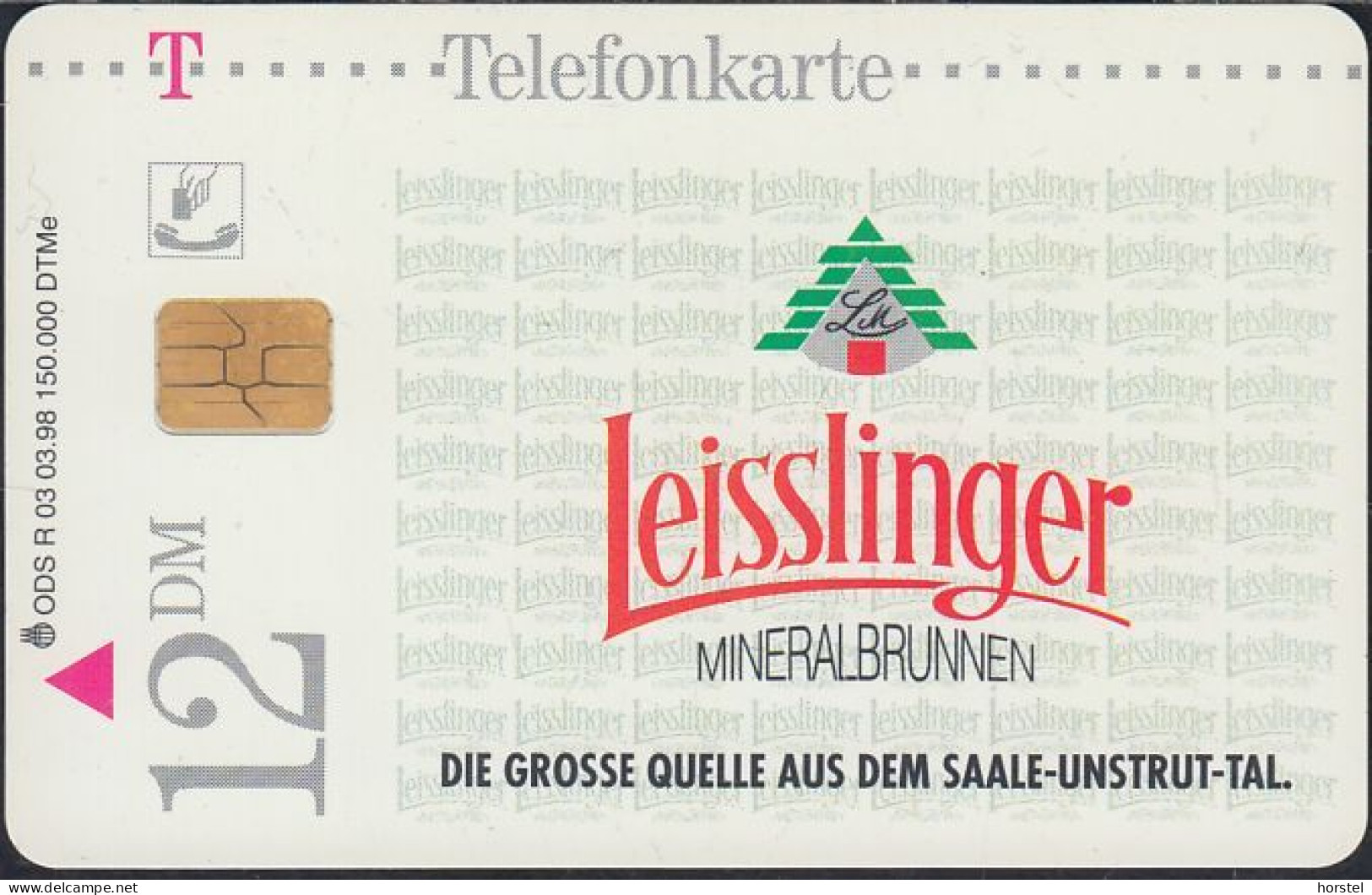 GERMANY R03/98 Leisslinger Mineralbrunnen  DD: 2803 - R-Reeksen : Regionaal