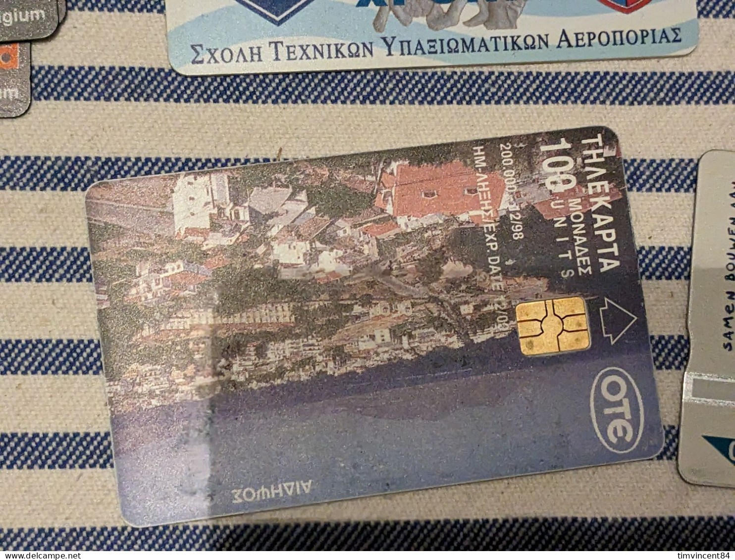 Telefoonkaart X1 Griekenland (vermoedelijk) - Lots - Collections