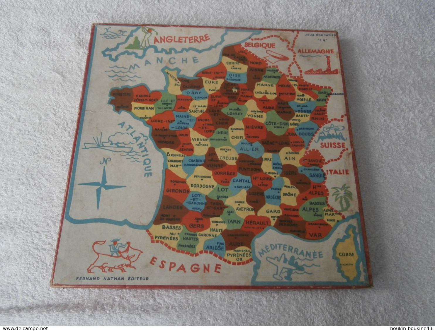 PUZZLE CARTE DE FRANCE - Puzzles