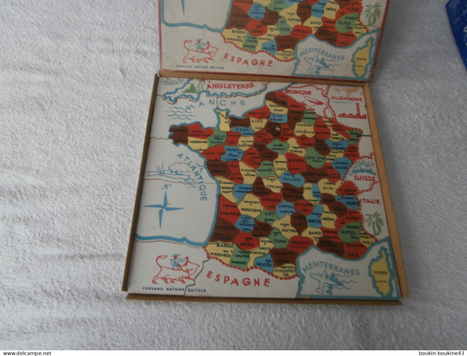 PUZZLE CARTE DE FRANCE - Rompecabezas