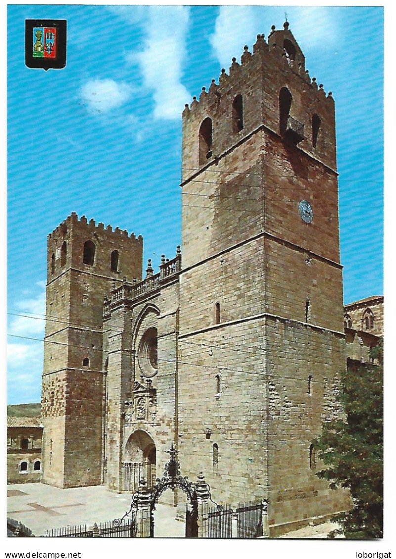 CATEDRAL, FACHADA PRINCIPAL / THE CATHEDRAL, PRINCIPAL FAÇADE - SIGÜENZA - GUADALAJARA.- (ESPAÑA ) - Kirchen U. Kathedralen