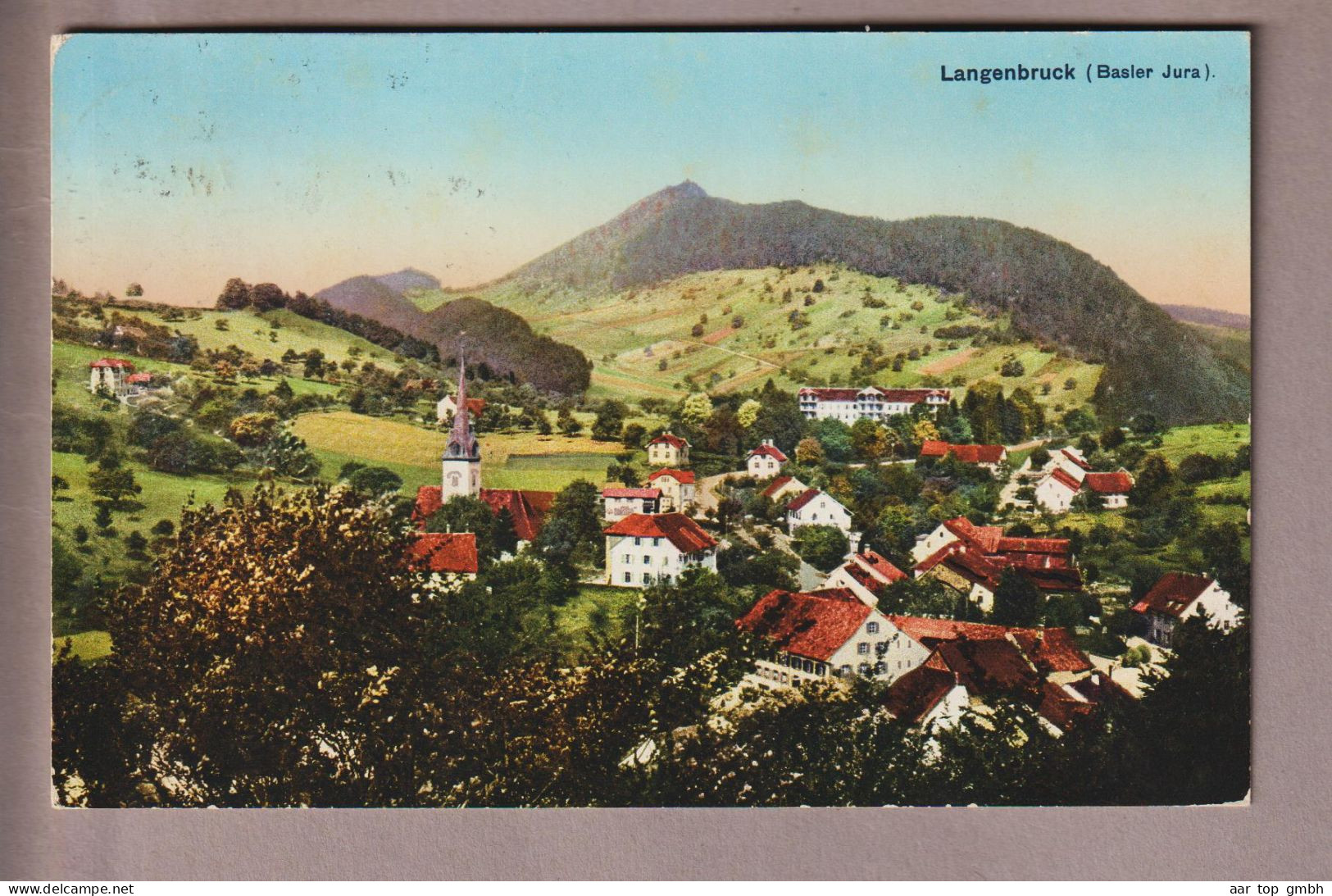CH BL Langenbruck 1916-06-07 Foto Dorfansicht G.Metz - Langenbruck