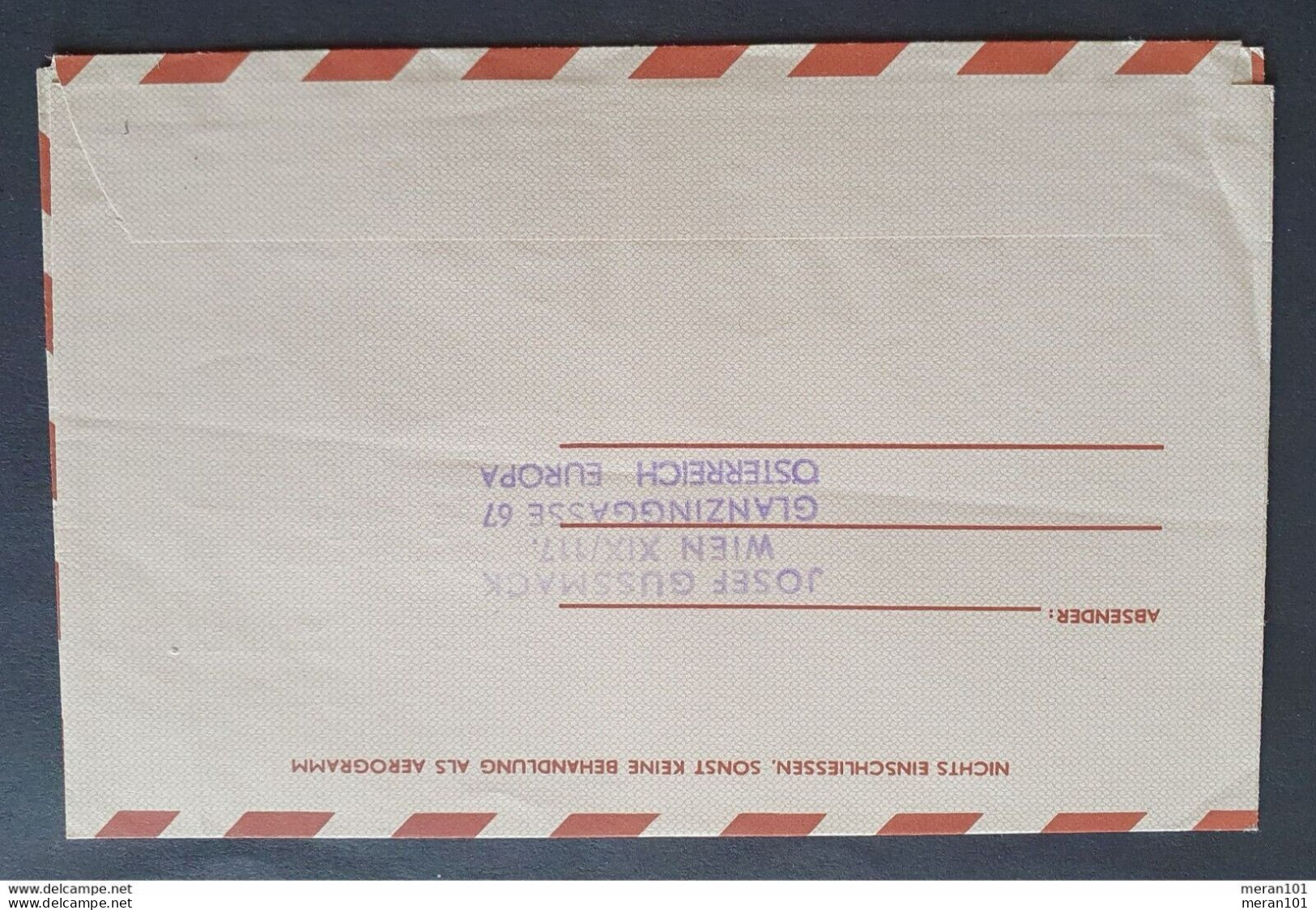 Österreich LUFTPOST 1965, Aerogramm LF7  Sonderstempel - Briefe U. Dokumente