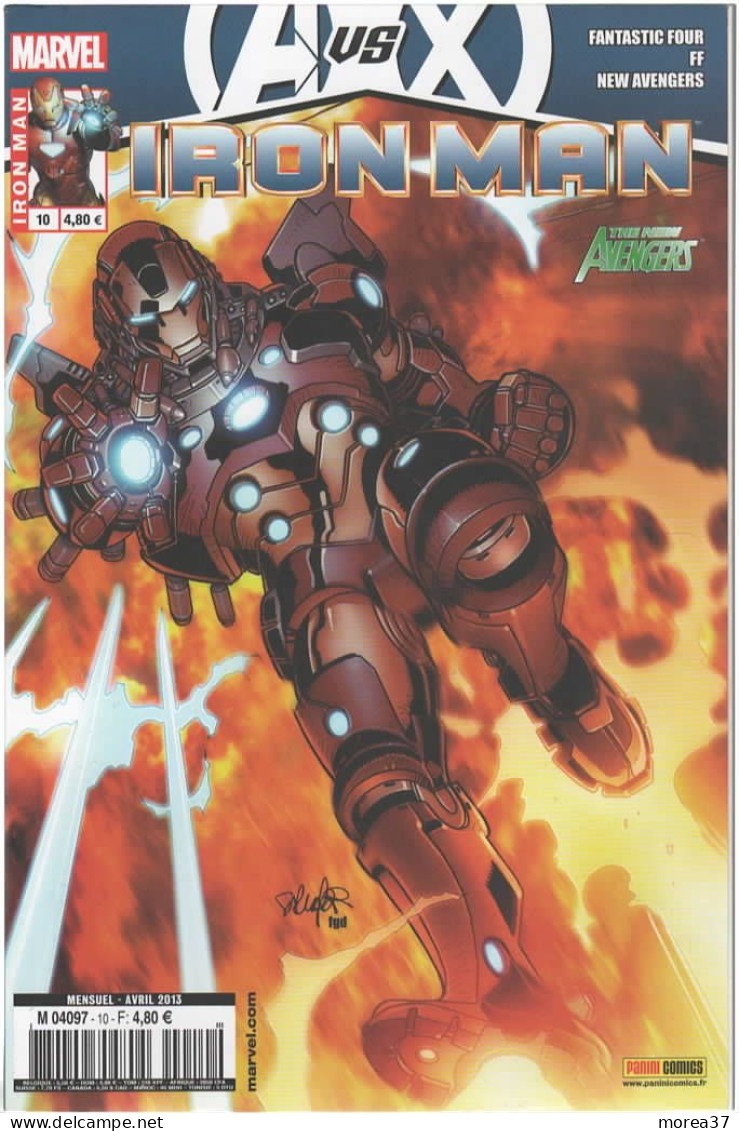 IRON MAN  N°10   PANINI COMICS MARVEL  (com 2) - Marvel France